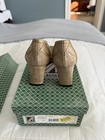 Neutral Gold taupe Dress Shoes   Matching Purse