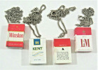 4 Vintage Cigarette Packs Winston Craven A Kent L m Vending Toy Charm Prizes