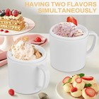 Ice Cream Maker Machine With Two Ice Cream Bowls