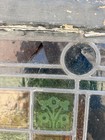 Antique C  1890   1910 Stained Glass Religious Church Window Panel Pick Up Only