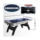 7ft Air Hockey Table W Led Track Lights Plus Led Scoring And Arcade Sound Effect