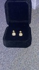 Authentic 14k Yellow Gold Vvs1 Lab Diamond Square Earrings 