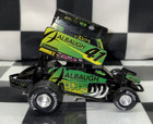 Albaugh  41 Black   Green 1 32 Pull Back Dirt Sprint Car Diecast Car