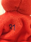 Salvino Bamm Beano s Sammy Sosa  21 Beanie Plush Bear 8  Vintage Aug 1998 W case