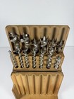 Set Of 13 Auger Bits Russel Jennings C e  Jennings With Wood Case