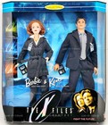 Barbie The X-files Agents Scully And Mulder Barbie   Ken Dolls Giftset 19630