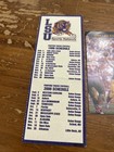 Lot Of 6 Lsu Tigers College Football Pocket Schedule 1983 87 88 92 93 99 2000