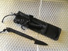 Survival 3 knife blade spear harpoon Set With Sheath  Comes With Cord For Handle