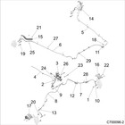 Polaris Brake Line  For Specific Rzr Models  Genuine Oem - 1912957