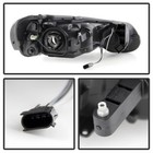 Blk 2004 2005 2006 Chrysler Sebring Sedan convertible Headlights Headlamps 04-06