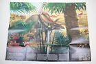 1993-1 January North America In Age Of Dinosaurs National Geographic Map Poster