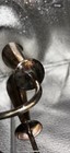 Hans Jensen 4 Calla Lily Silverplate Candle Holder Denmark Vintage With Numbers