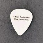 Greg Hetson Guitar Pick Dunlop Pearl Anniversary 2013 Tour Bad Religion Punk