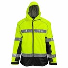 Ml Kishigo Js152 Class 3 Brilliant Series Outerwear Safety Parka X-large