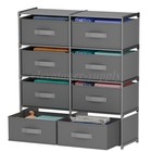 Fabric Cabinet W  2-9 Drawers Clothes Storage Tower Organizer Stand For Bedroom