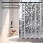 Shower Curtain Liner  Waterproof Eva 3d Shower Curtains With Duty Heavy Bottom