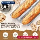 Baguette Bread Pan  Premium Nonstick Perforated French Bread Baking Pan  2 Loave
