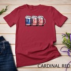Beer American Flag T Shirt 4th Of July Men Women Merica Usa Unisex T-shirt