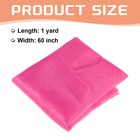 60  By 1 Yard Organza Tulle Fabric Crystal Sheer Silky Fabric  Rose Red