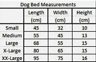 Medium Dog Bed Cat Pet Washable Cushion Puppy Mattress Soft Warm Calming