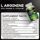 L-arginine 3000mg Nitric Oxide testosterone Booster sperm Health  Energy Support