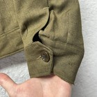 Us Army Vintage 1944 Size 38l Wwii Ike Wool Button Up Field Od Jacket