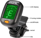 Lcd Clip On Chromatic Acoustic Electric Guitar Bass Ukulele Banjo Violin Tuner