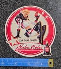 Fall Out Pin Up Nuka Cola Vinyl Delcal   Sticker Water Resistant Uv Laminated