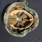 Genuine Us Military Pasgt Kev-lar Helmet M81 Woodland Bdu Cover- Size Medium