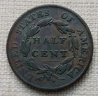 1826 Classic Head Half Cent 1 2c - Free Shipping