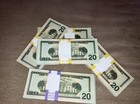 500 Realistic High Quality 20 Dollar Bills   10 000  Replica