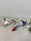 Vintage Group lot Of 9 Barclay Skiers And Skater Toy Figurines
