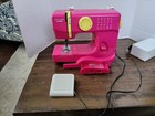 New Home Janome Sewing Machine Pink yellow 525b-pedal  Power Cord   Instructions