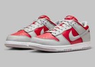Nike Dunk Low Qs Shoes Varsity Red Silver White Fq6965-600 Mens Multi Sizes New