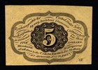 1862-1863 1st Issue 5c Beautiful Unc Fractional Postage Currency 