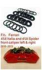 Ba105 For Ferrari 458 Italia 458spider Front Brake Caliper Repair Kit Left right