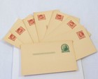 8 Vintage Usps Prepaid Postcards   7  2 Cent Franklin    1  1 Cent Jefferson