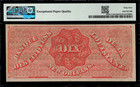 1860 s  10 Obsolete - New Orleans  Louisiana - Citizens Bank - Pmg 64 Epq - Dix