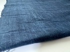Japan Vintage Hand Spun Indigo Fabric  Aizome Cotton Boro  No  1943