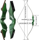 60  Recurve Bow Longbow Arrow Set Archery Takedown R lh 20-60lbs Target Shooting