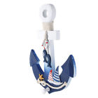 Wall Decor Home Wooden Nautical Lighthouse Anchor Hanging Ornament Beach Boat