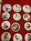 Rare Chairman Mao P r Chinese Cultural Revolution Porcelain Pin Badge Lot Of 25