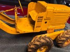 1950s Vintage Doepke Adam   s Motor Grader 26 Inch Yellow Pressed Steel Toy