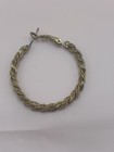 Handmade Gold-tone Filigree Necklace   Hoop Earring Set     Vintage Glamour