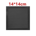 2pcs 14 14cm Computer Pc Cooling Fan Pvc magnet Dust Filter Case Mesh Net Cover 