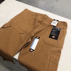 New Nwt Dickies Relaxed Fit Canvas Carpenter Work Pants Men   s Sz 38x34 Made 2012