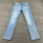 Levis 511 Jeans Mens 30x30 Blue Skinny Leg Slim Fit Light Wash Stretch Flex