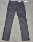 Men s Skinny Jeans 33x34 Black Slim Leg Goodfellow Denim 5 Pocket Stretch Flex