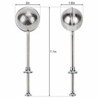 1 2pcs Tea Infuser Ball Mesh Leaf Strainer Filter Herb Steeper Stainless Secure