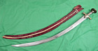 Antique Mughal Shamshir   Tulwar Sword Wootz Blade Islamic Calligraphy Dagger